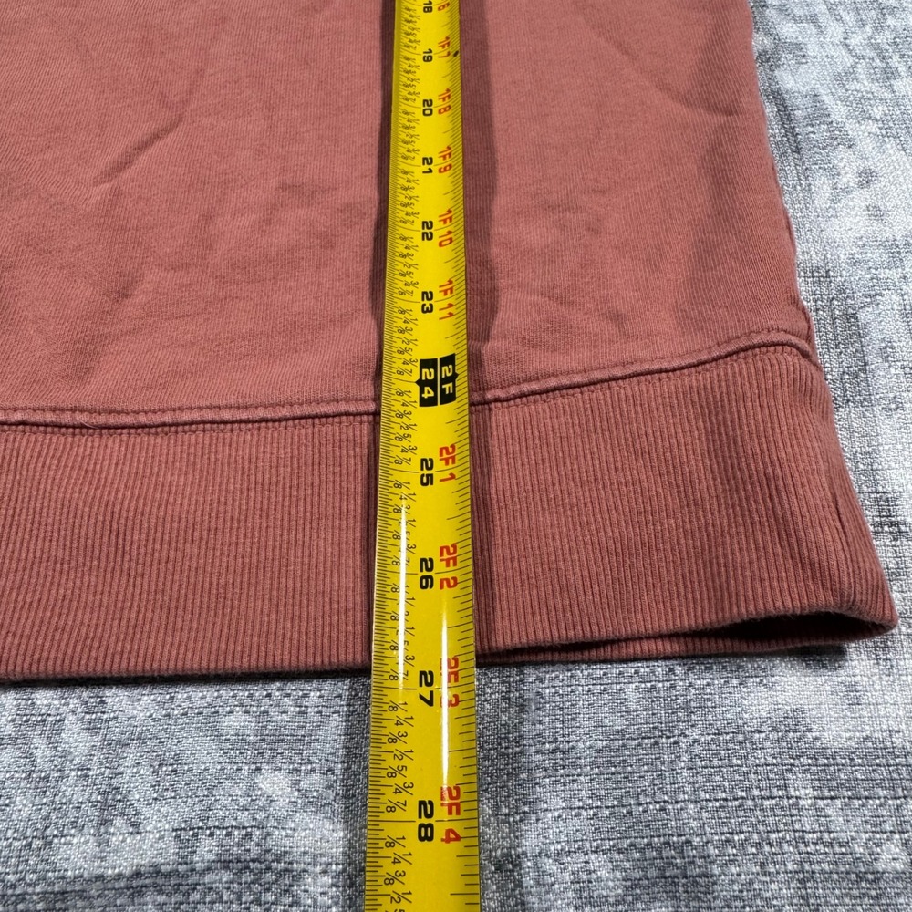 Patagonia P-6 Logo Sweatshirt Mens Medium Red Terracotta Organic Cotton Pullover - Picture 6 of 10